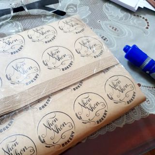 GIÁ RẺ 500c Decal giấy kraft 4cm