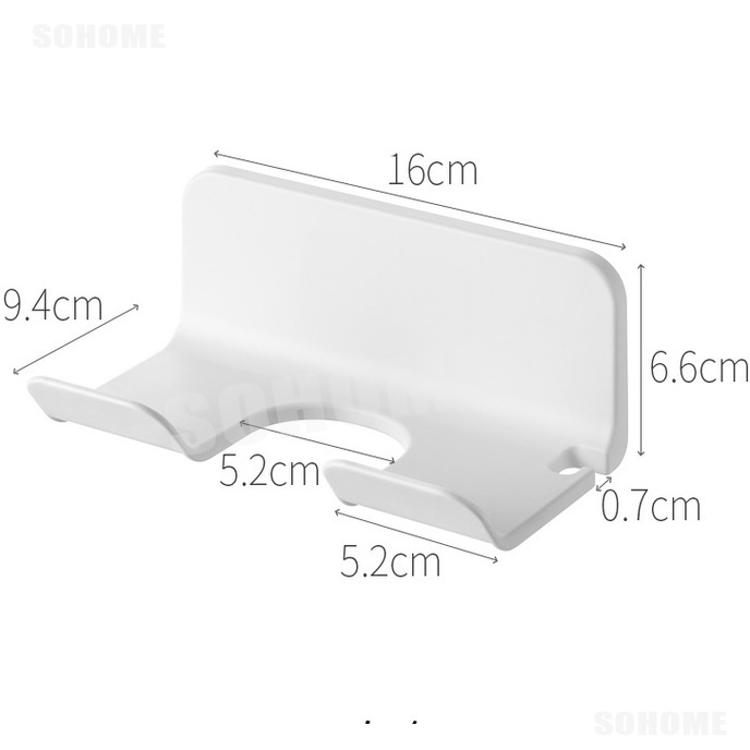 Giá đỡ máy sấy tóc gắn tường phù hợp cho phòng tắm