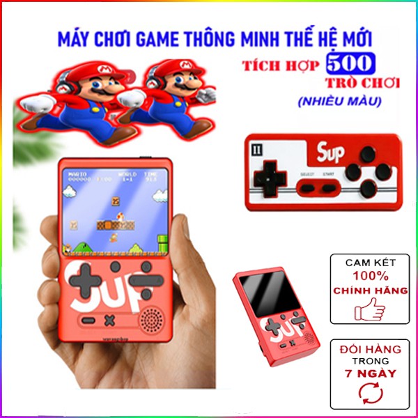 505 Game + Màn 3.2 Inch M6 Máy Chơi Game Cầm Tay tích hợp 500 trò chơi kinh điển Clasic - 8 bít - màn hình 3inch