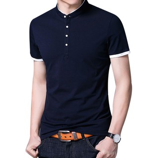 Áo Thun Nam Cổ Trụ