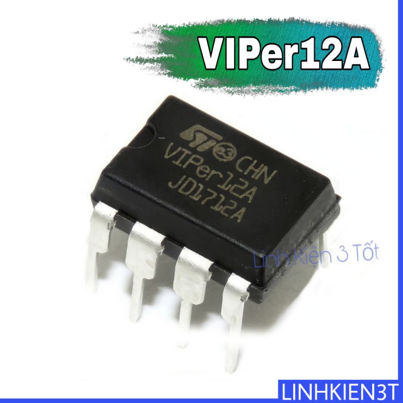 IC nguồn VIPer12A VIPer12 DIP-8 chính hãng