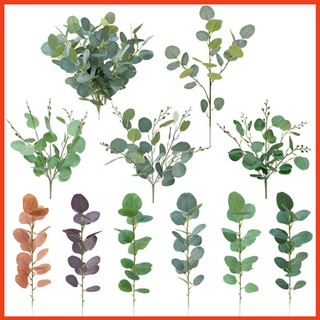Lá bạc, Lá khuynh diệp giả trang trí nhà cửa siêu xinh, cành lá táo decor cổng cưới,sự kiện,cắm điểm