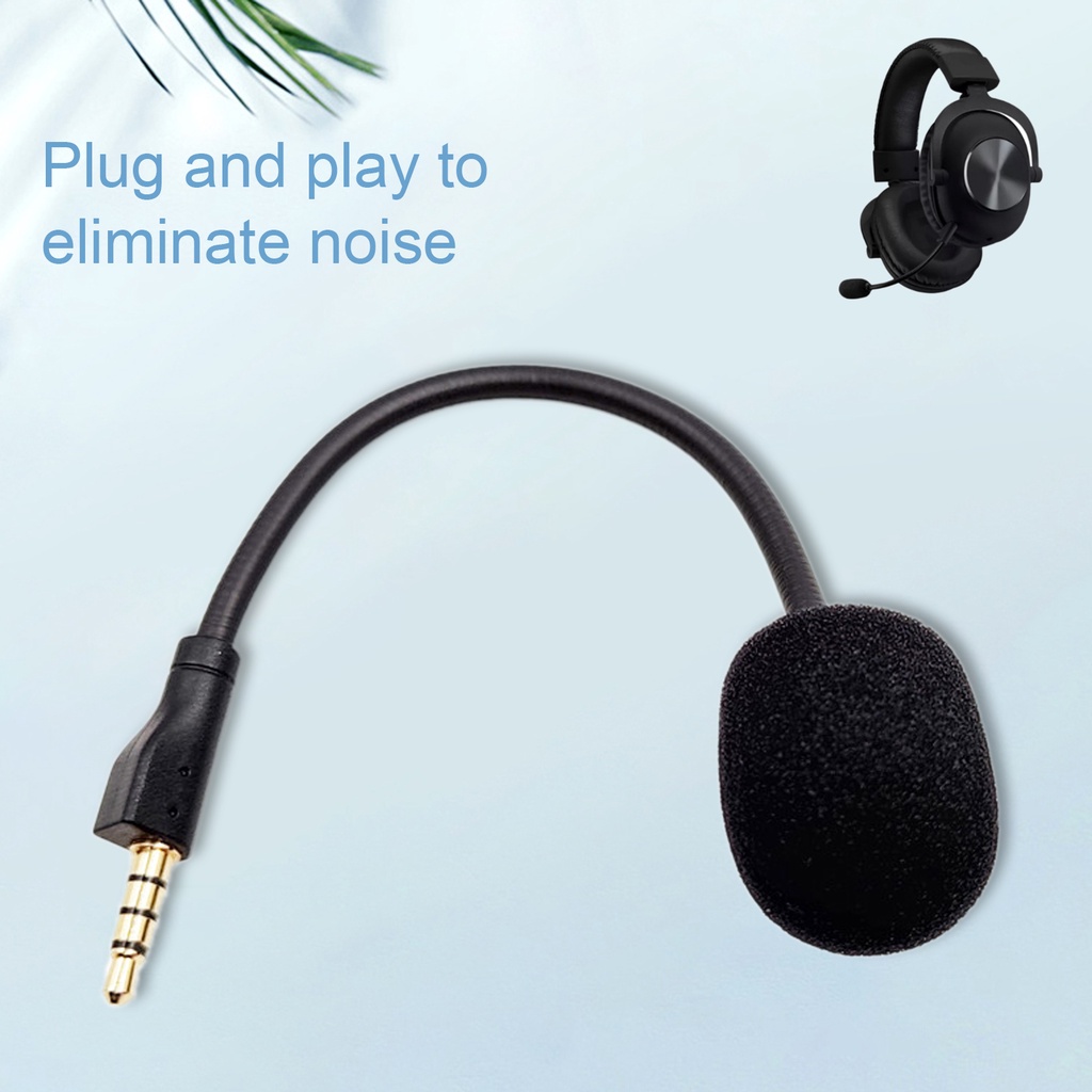 PO-Thay Thế Chuyên Dụng Cho Tai Nghe Chơi Game Logitech-G Pro X Micro Linh Hoạt Giắc Cắm 3.5mm