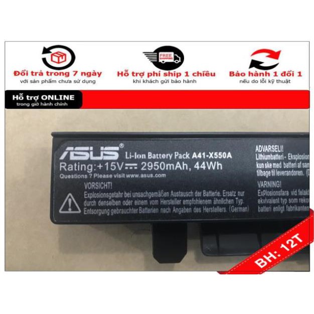 [Mã ELFLASH5 giảm 20K đơn 50K] [BH12TH] Pin Laptop Asus P550 P550C P550L X450 X450E X450V X450LD . . 12 Tháng !