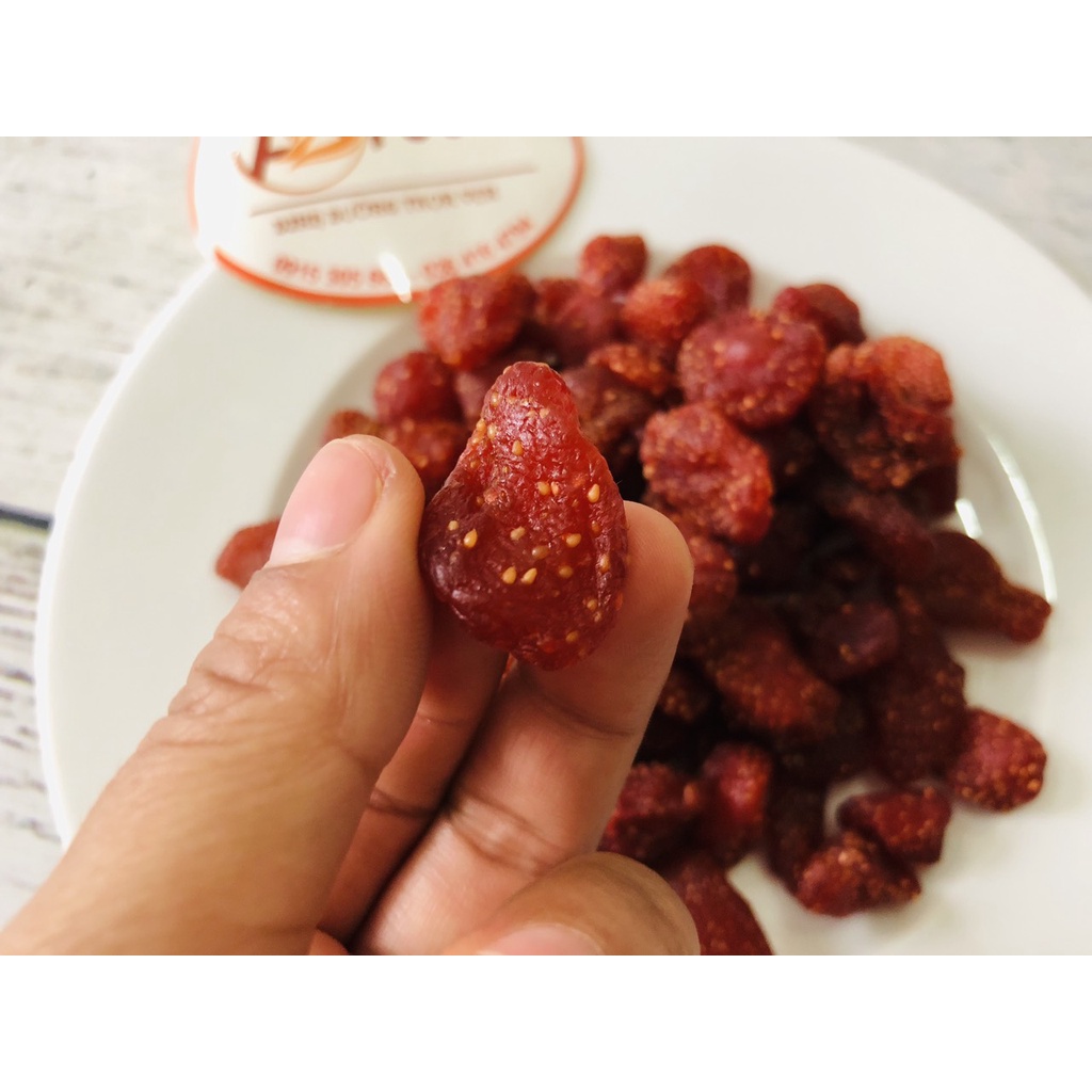 Dâu tây sấy dẻo không đường_ Đặc sản Đà Lạt 100g/200g/500g
