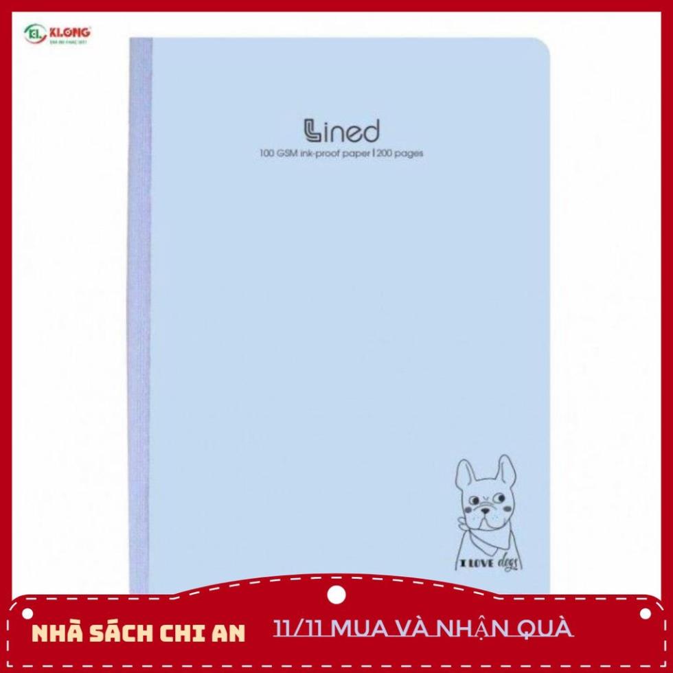 [Klong] Vở kẻ ngang Lined - 200 trang; MS: 842