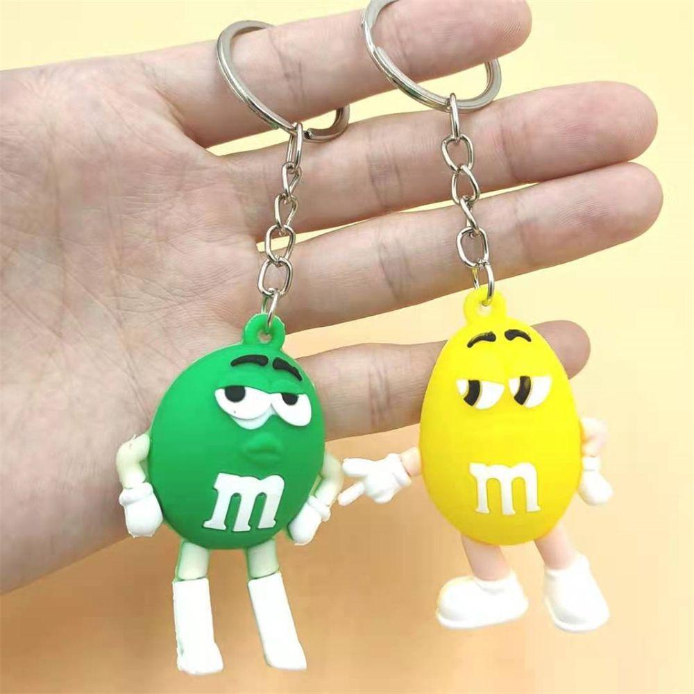 LANFY M &amp; M 'S Móc Chìa Khóa Xe Hơi Trang Trí Hoạt Hình Dễ Thương Thích Hợp Làm Quà Tặng