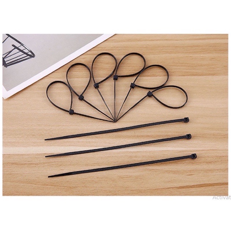 Bịch 100 Dây Rút Nhựa Chuyên Dụng Dài 20CM