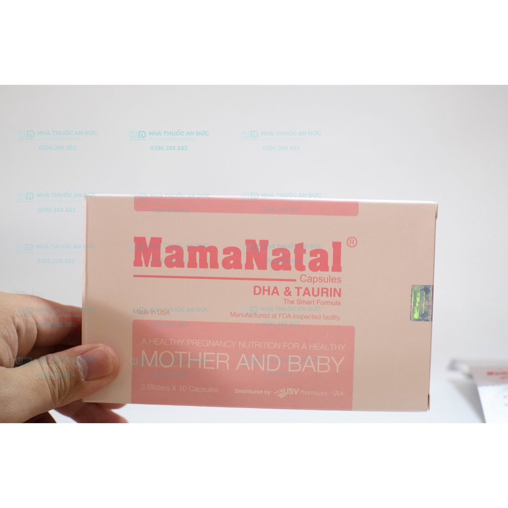 Viên Uống Bổ Sung Dinh Dưỡng, Vitamin, Dha Cho Bà Bầu Mamanatal, Tăng Đề Kháng Cho Cơ Thể – Nhà Thuốc An Đức