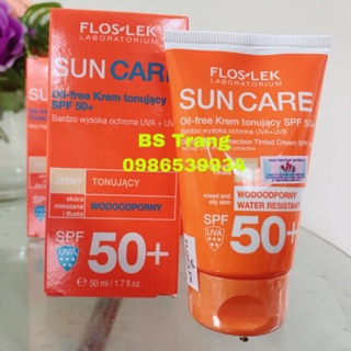 Kem Chống Nắng Kiềm Dầu Floslek Oil-Free Sun Protection Tinted Cream SPF50+ 50ml