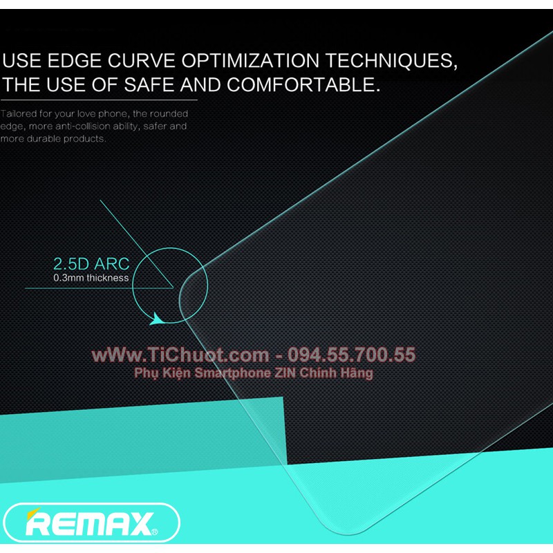 Kính Cường Lực iPhone 11 Pro Max/ XS MAX REMAX mỏng 0.15mm - KO FULL, 9H-2.5D
