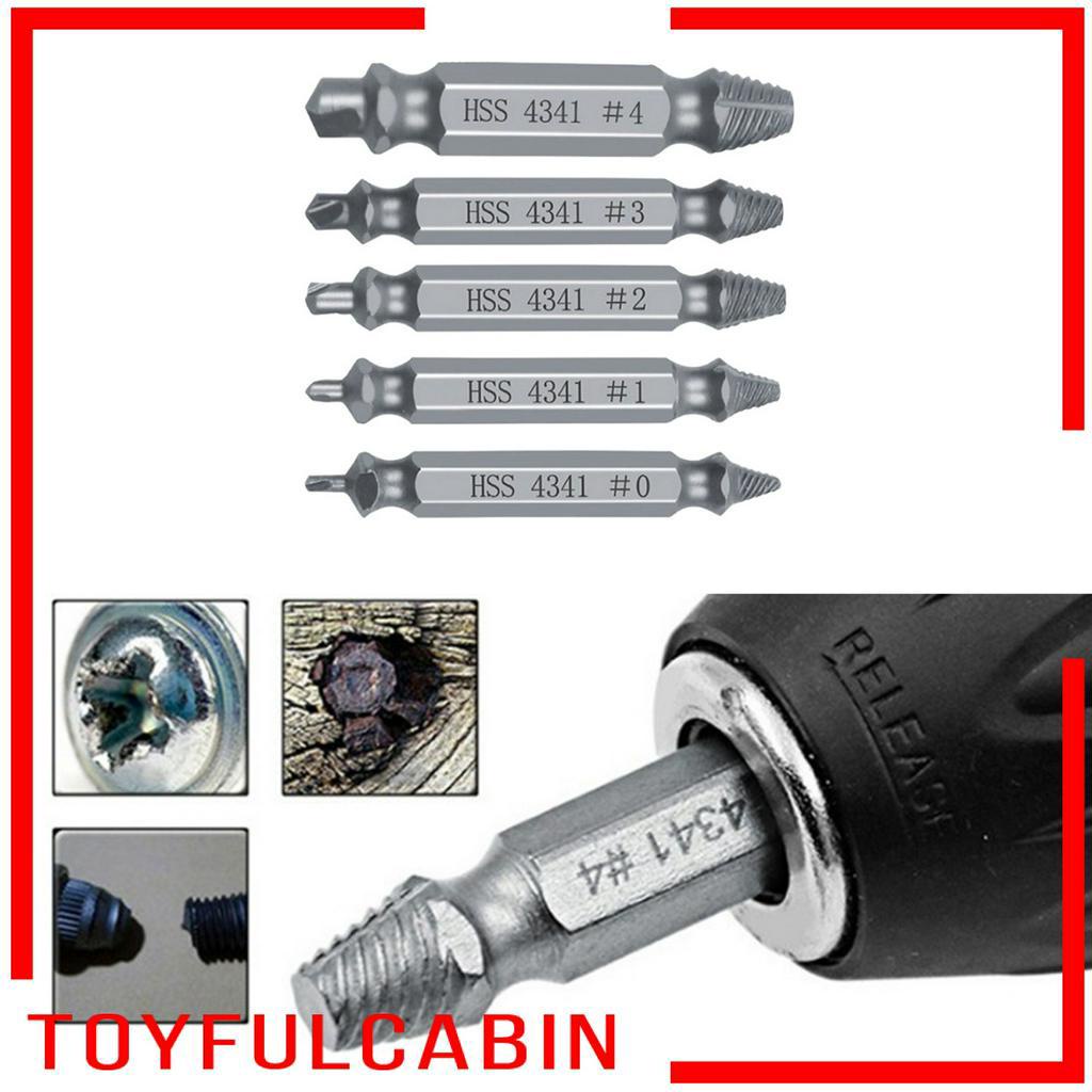 BITS Set 5 Mũi Khoan Lấy Ốc Vít Bị Hỏng