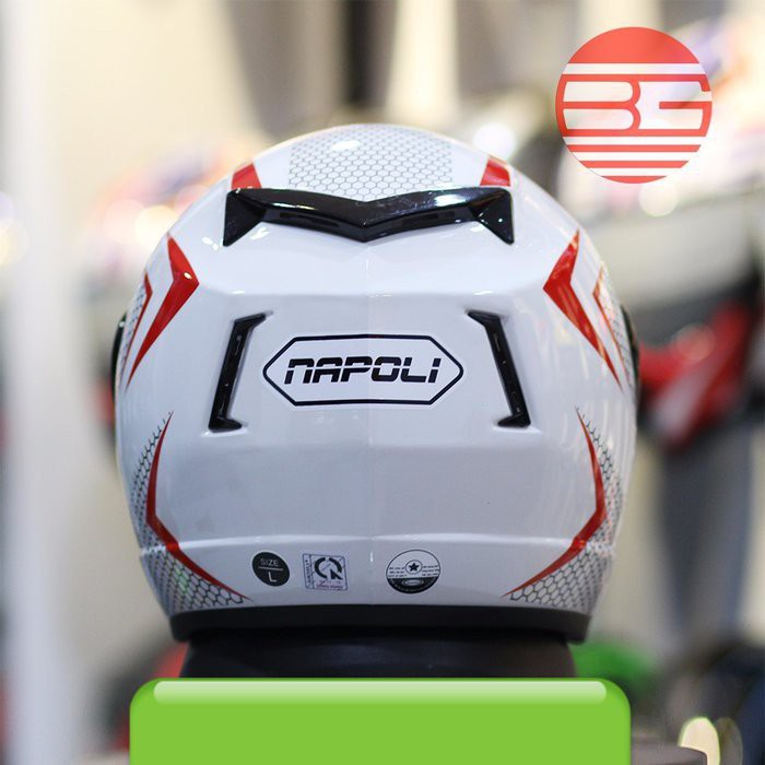 Mũ Bảo Hiểm 039 Napoli Tem Tổ Ông Kính Khói /Bảo Hành 12 Tháng.