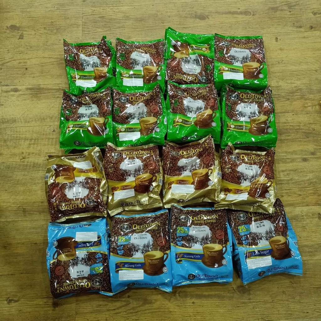 Combo 4 bịch cà phê trắng Oldtown white coffee classic | BigBuy360 - bigbuy360.vn