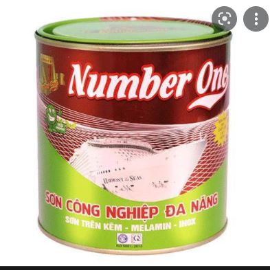 Sơn kẽm Công nghiệp 1 thành phần Number One (800gram)