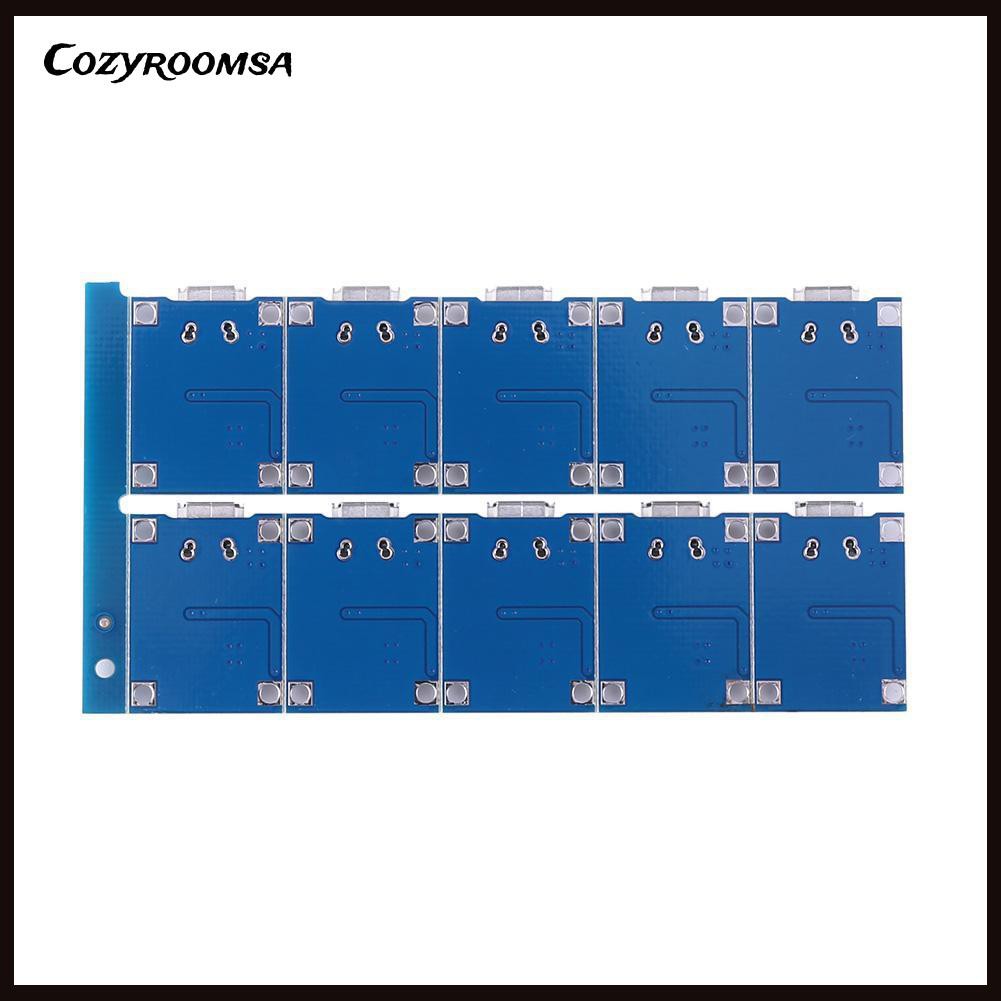 Set 10 Bảng Mạch Sạc Pin 5v Mini Usb 1a Tp4056 Tiện Dụng