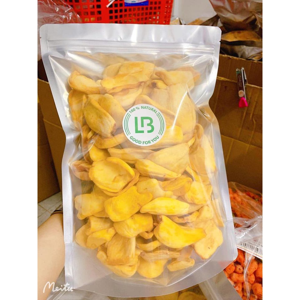 Mít Sấy Giòn Nguyên Miếng Không Vỡ Vụn 1 Túi To Đùng Như Hình