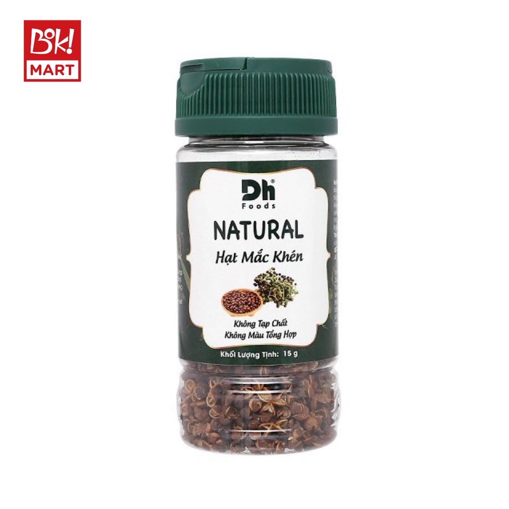 Natural hạt mắc khén Dh Foods 15gr ( Gia vị ướp món nước hoặc làm món chấm )