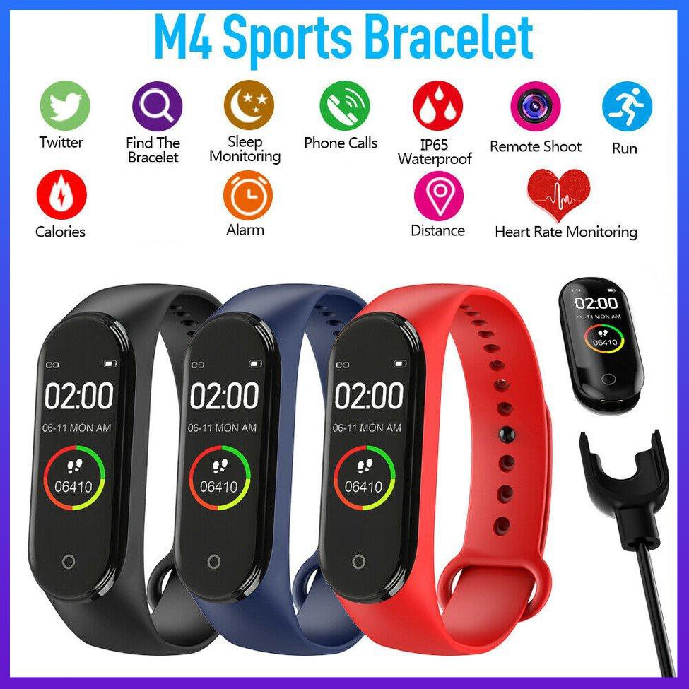 Wristband Watch Sports Heart Rate Fitness Tracker Motion Waterproof Bracelet