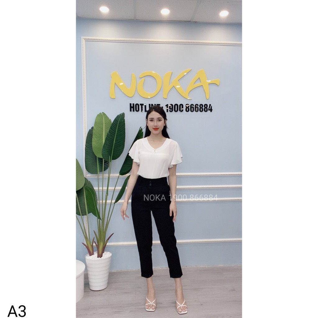 Áo Sơ Mi Nữ Cánh Tiên vải lụa cao cấp mát lịm thấm mồ hôi A3 NOKA | BigBuy360 - bigbuy360.vn