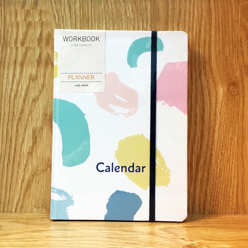 Sổ Calender Crabit Notebuck - Vệt mầu