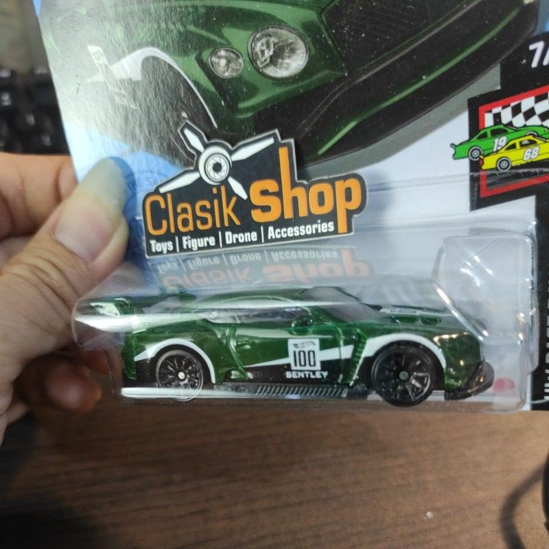 Hot Wheels Mô Hình Xe Đồ Chơi Bentley Continental Gt3 Green Tanpo 100 F 2021 2018