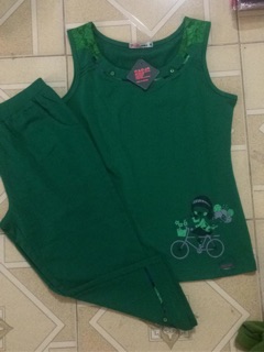 Đồ bộ thun cotton size Xl (53-58kg)