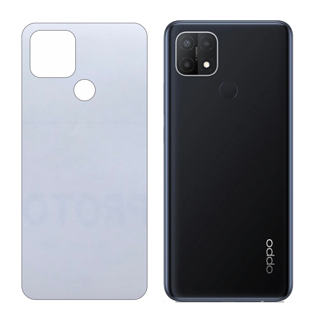 Miếng Dán Lưng Oppo A15 - A15s Decal Trong Nhám Chống Vân Tay