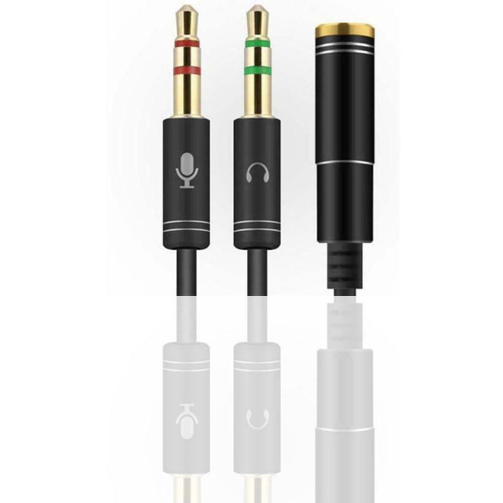 Dây Cáp Âm Thanh Chữ Y Chuyển Đổi Từ Ổ Cắm 3.5mm Sang 2 Đầu Cắm Cho Pc P2T1 | BigBuy360 - bigbuy360.vn