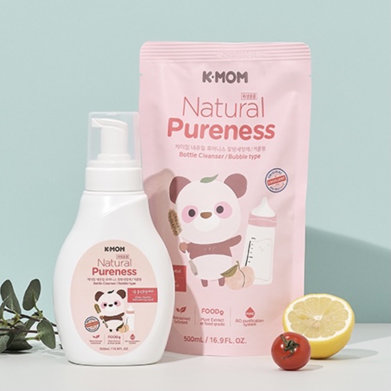 NƯỚC RỬA BÌNH SỮA VÀ RAU QUẢ HỮU CƠ K-MOM HÀN QUỐC