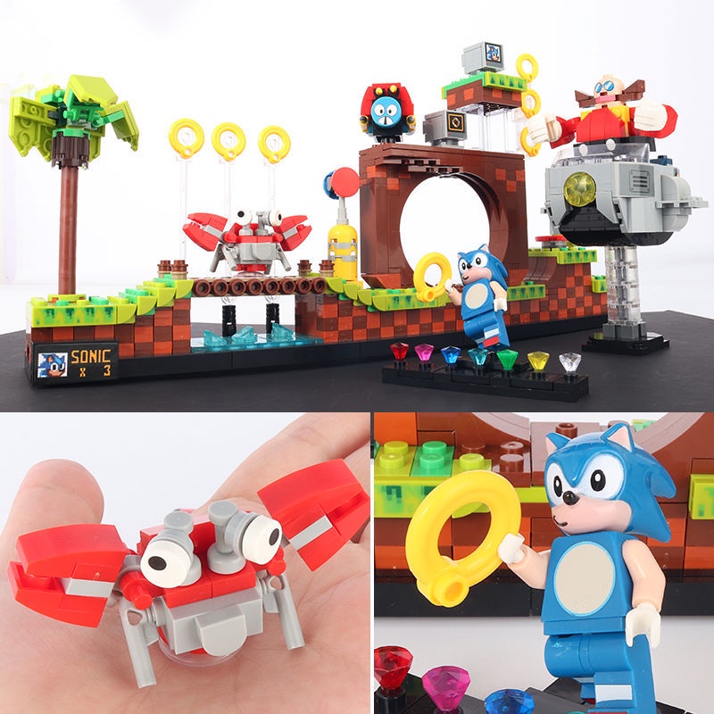 Đồ  chơi Lắp ráp Mô hình Sonic the Hedgehog – Green Hill Zone 29005 Fit21331 1255pcs