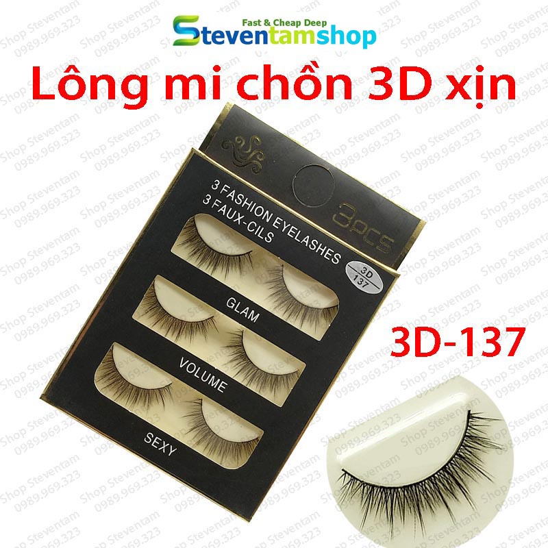 Lông mi chồn 3D số 137 (Cam kết hàng loại 1)