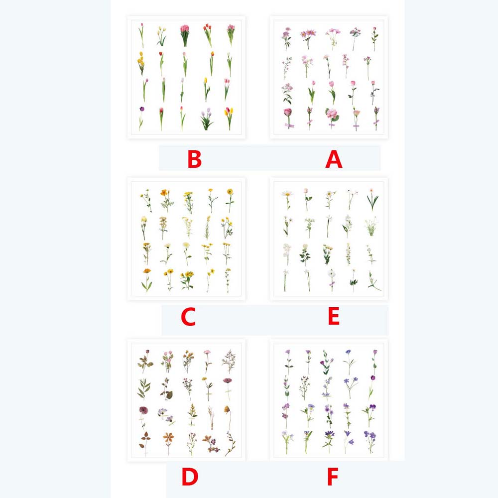 Set 40 Nhãn Dán Trang Trí Sổ Tay Sáng Tạo