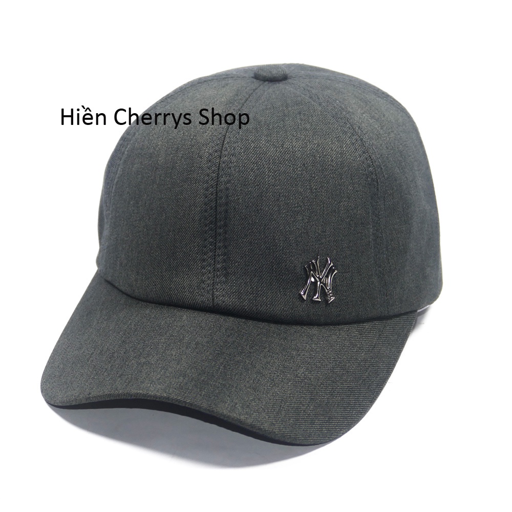 Nón kết Nam Nữ - Chất liệu vải Kaki bền chắc gắn mặt sắt NY nổi bật tạo nên sự tự tin cho người đội