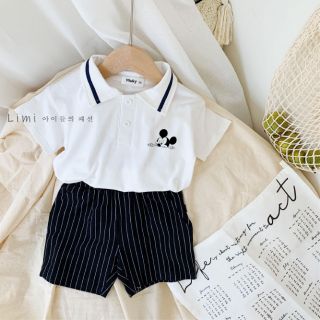 Bộ polo micky bé trai