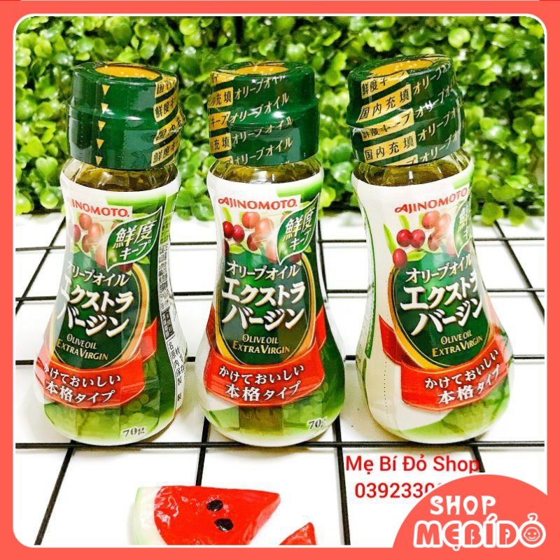 Dầu oliu Ajinomoto Olive Extra Virgin Nhật 70g