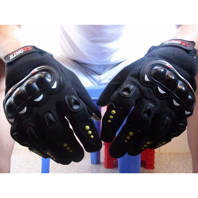 Găng tay/bao tay kín ngón đi phượt có gù bảo hộ | BigBuy360 - bigbuy360.vn