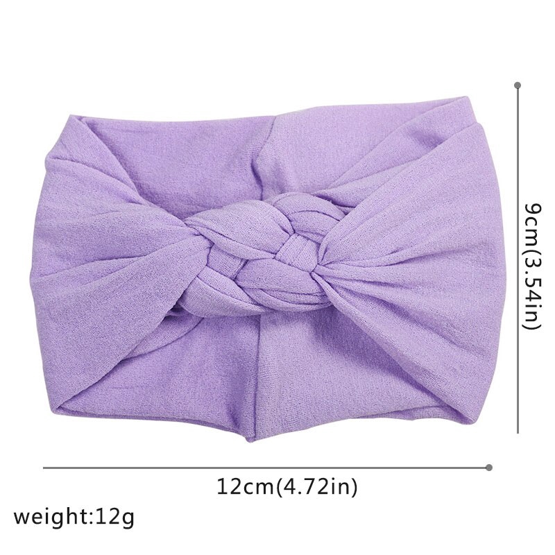 Băng đô co giãn thắt nút độc đáo xinh xắn bằng chất liệu nylon cho bé gái