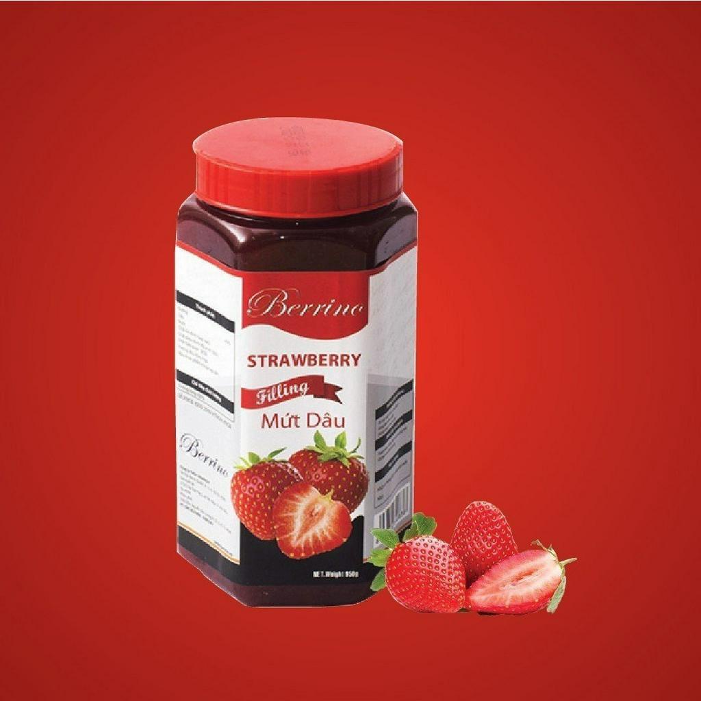 Mứt dâu có xác Berrino 950gr