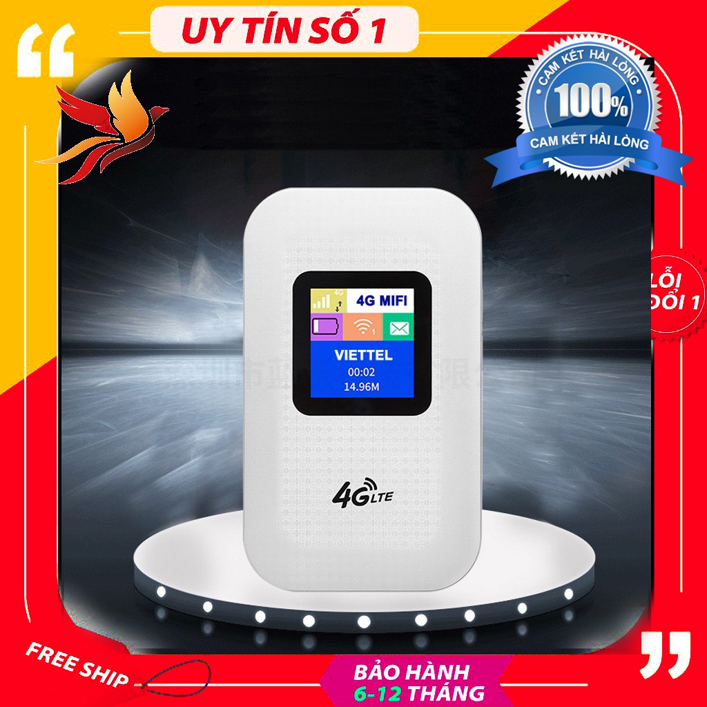 Phát Wifi 4G LTE A900 Từ Sim 4G 3G Pin khủng - BH 6 tháng | LTE M88 | Mẫu mới 2019