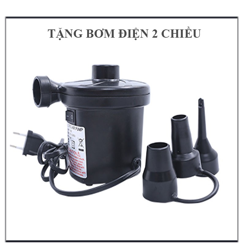 Đệm bơi hơi Nêm nằm gia đình cao cấp Bestway kích thước cho 1 người size 185x76x22cm Tặng kèm bơm điện 2 chiều vt160