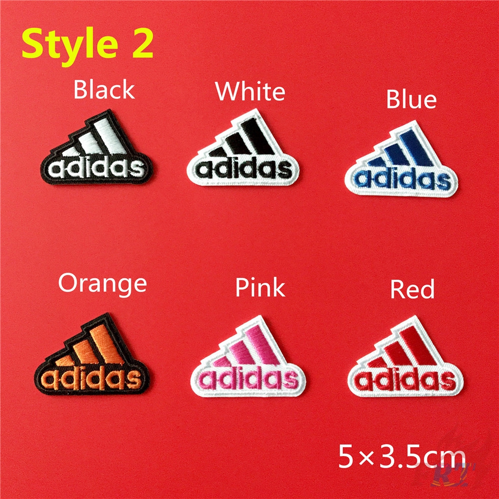 Miếng dán nhiệt in logo Adidas thời trang DIY