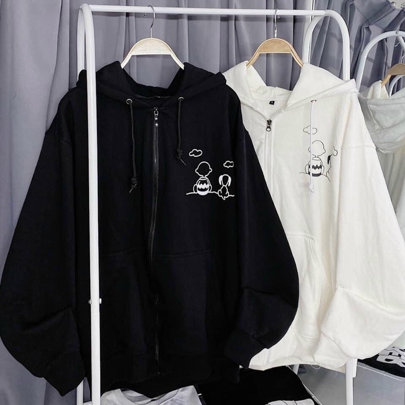 Áo hoodie nam nữ khoá kéo chống nắng form rộng dày mịn đẹp không xù hàng hot gây bão thị trường việt