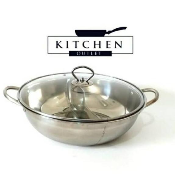 Nắp Kính Bằng Thép Không Gỉ 2 Lớp Kích Thước 28cm