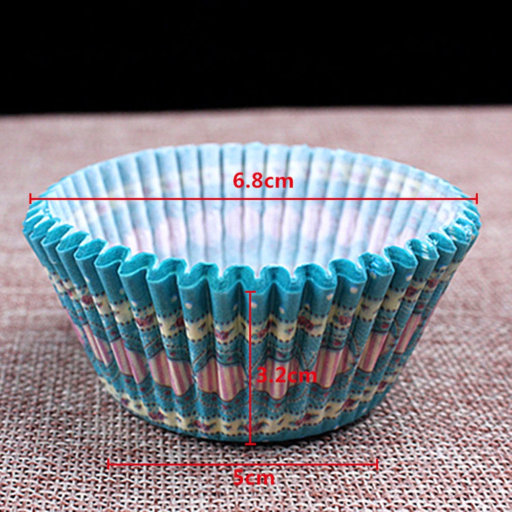 Set 100 giấy gói làm bánh cupcake tiện dụng