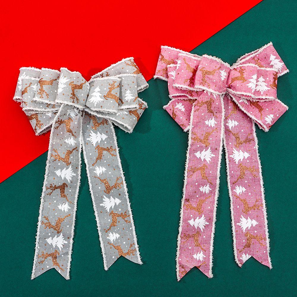 MUVAKO Nơ Trang Trí Cây Thông Noel Thủ Công DIY