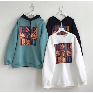 Áo Sweater FRED Nỉ Bông Unisex (3 màu)