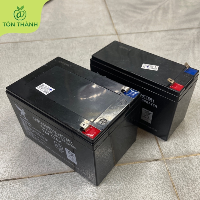ẮC QUY 12V8AH 12V12AH FIMA DÙNG CHO BÌNH XỊT ĐIỆN, MÁY BƠM MINI, LOA KẸO KÉO