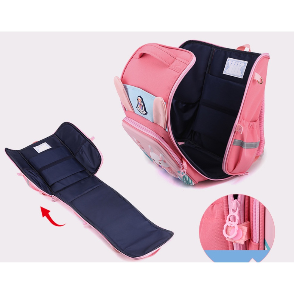 Balo học sinh cấp 1và 2 siêu nhẹ chống gù chống nước cao cấp phong cách mới