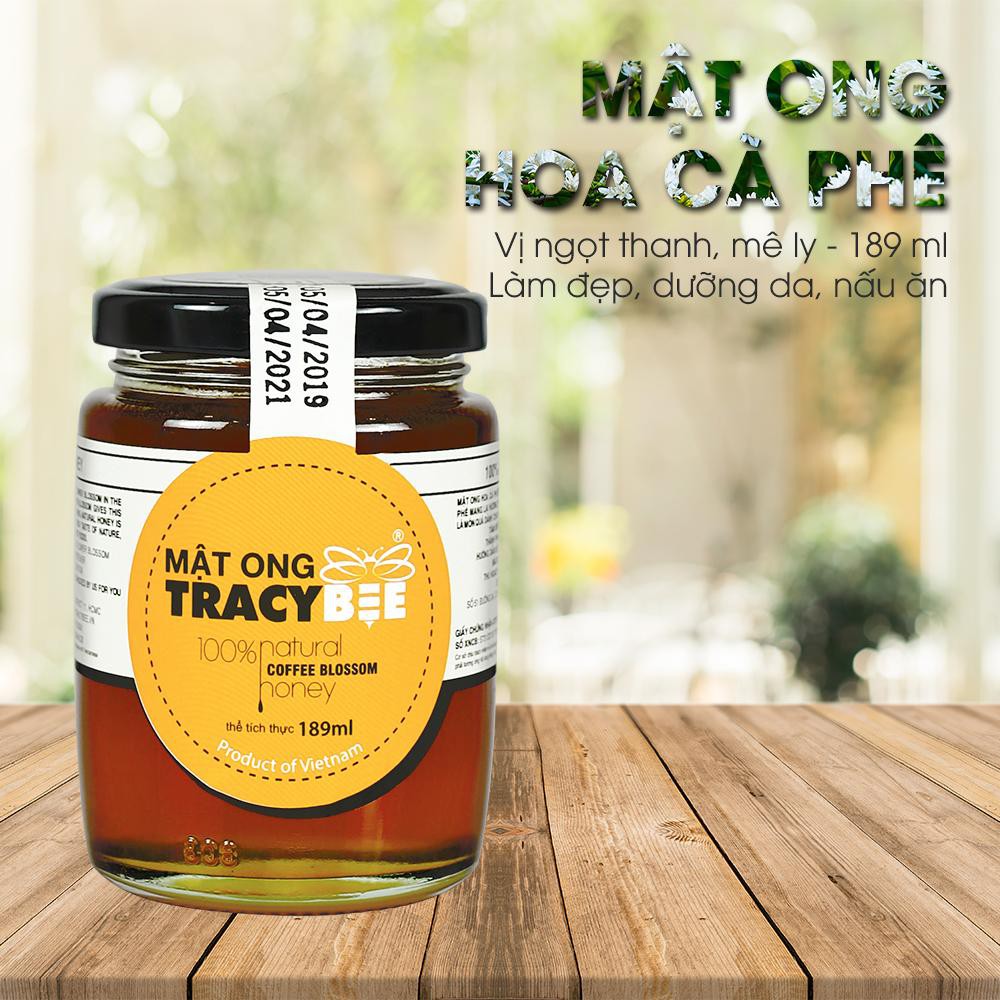 Mật Ong Hoa Cà Phê Tracybee Coffee Blossom Honey 100% Nguyên Chất 189ml